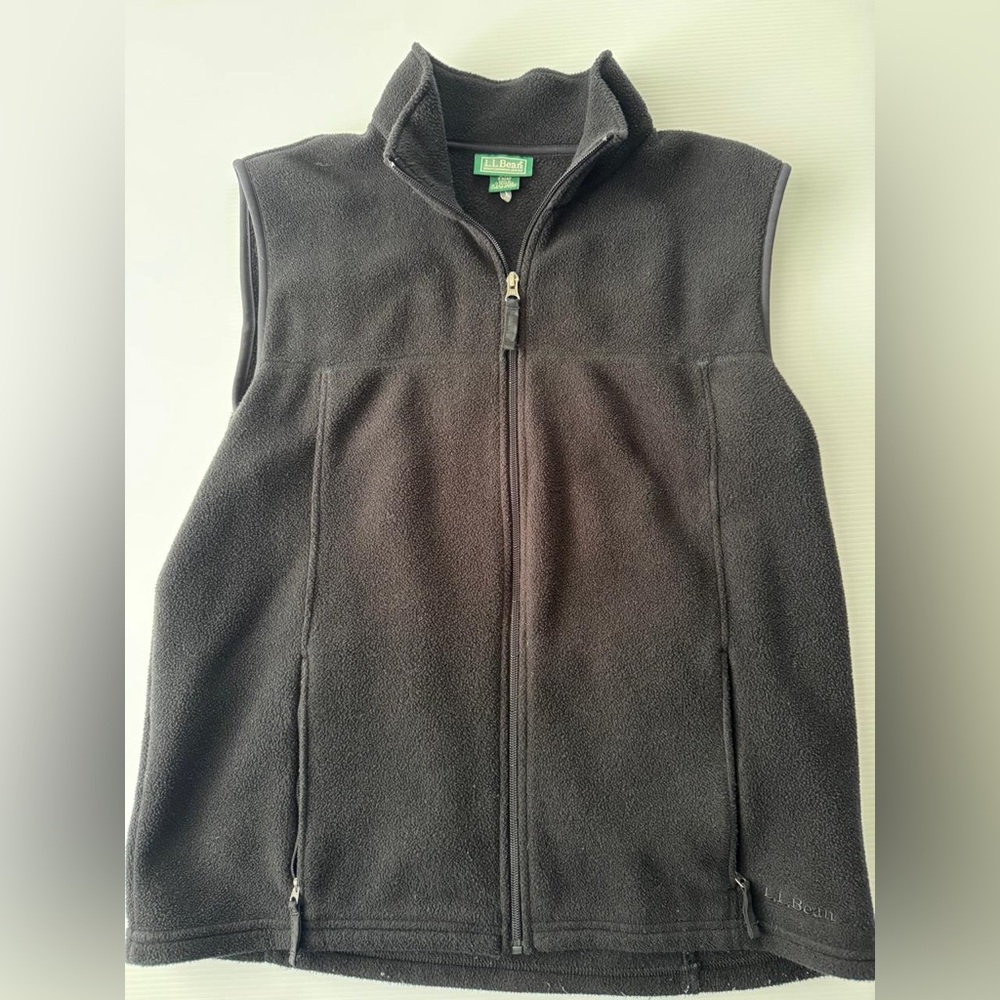 L.L. Bean Charcoal Fleece Jacket